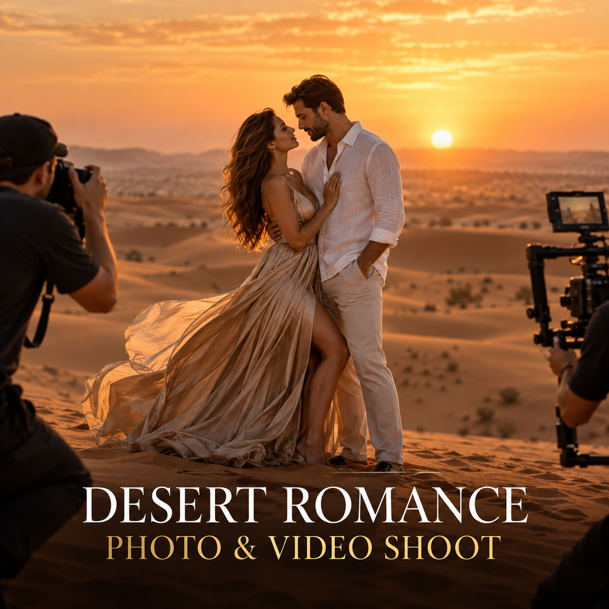 Desert Romance Photo & Video Shoot in Dubai
